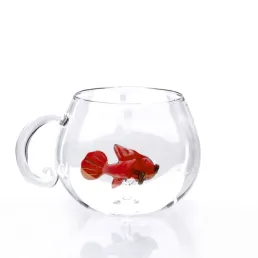 fish tea cup