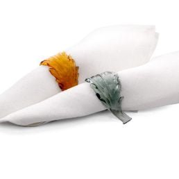 Casarialto C167 colored leaves napking rings 2 1