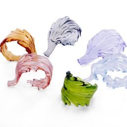 Casarialto C167 colored leaves napking rings