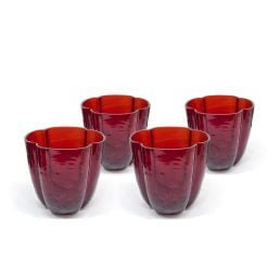set 4 rosso petali