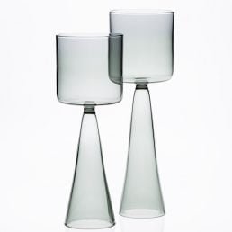 casarialto dolce vita wine glass alto e basso c175 c174 grey