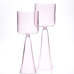 casarialto dolce vita wine glass alto e basso c175 c174 pink