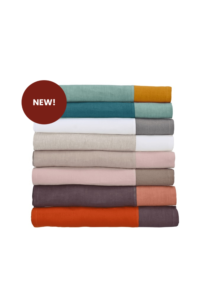 bicolor luxury linen napkin h6