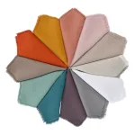 hand-fringed luxury linen napkin h5