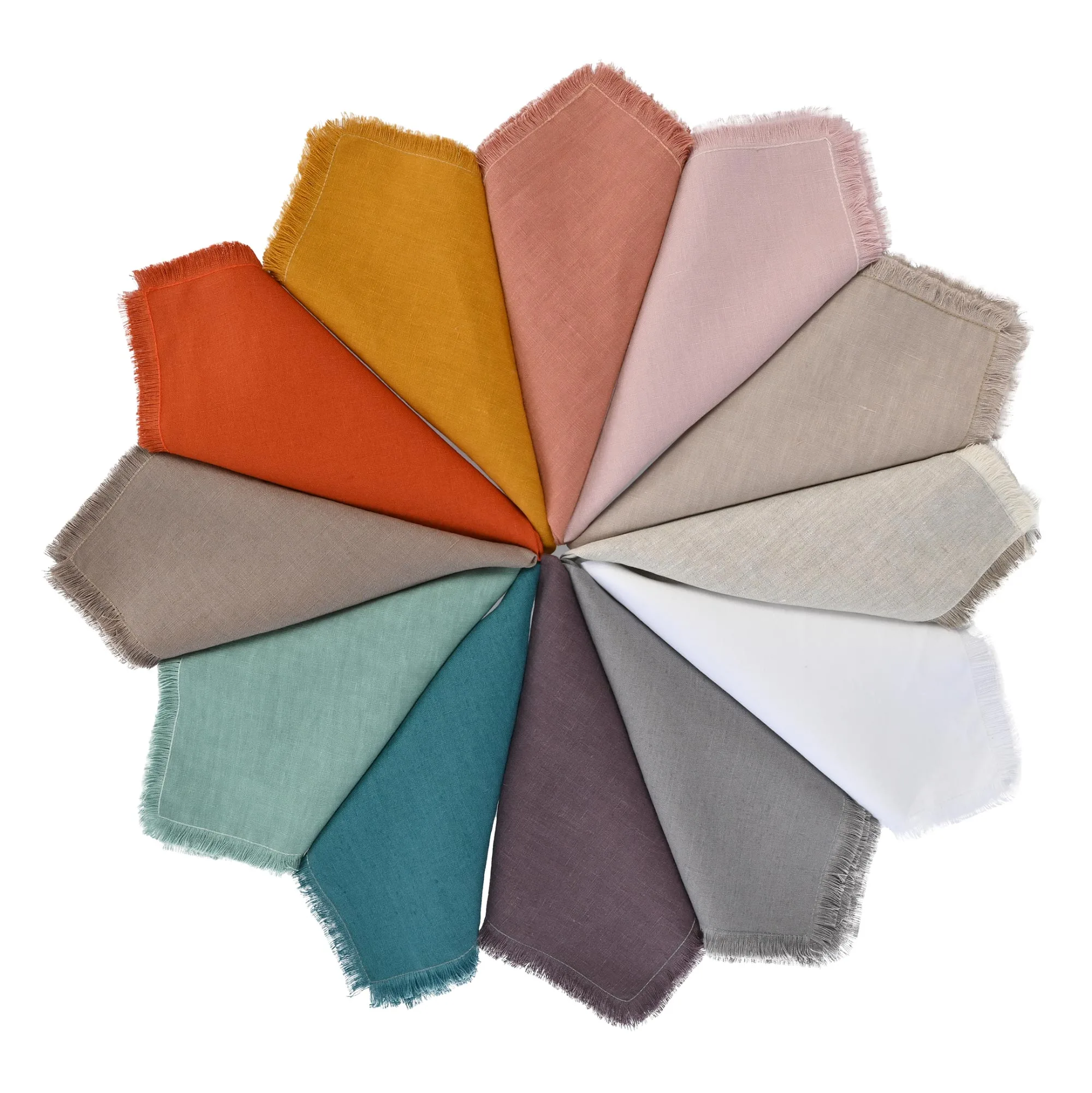 hand-fringed luxury linen napkin h5 hand-fringed luxury linen napkin h5