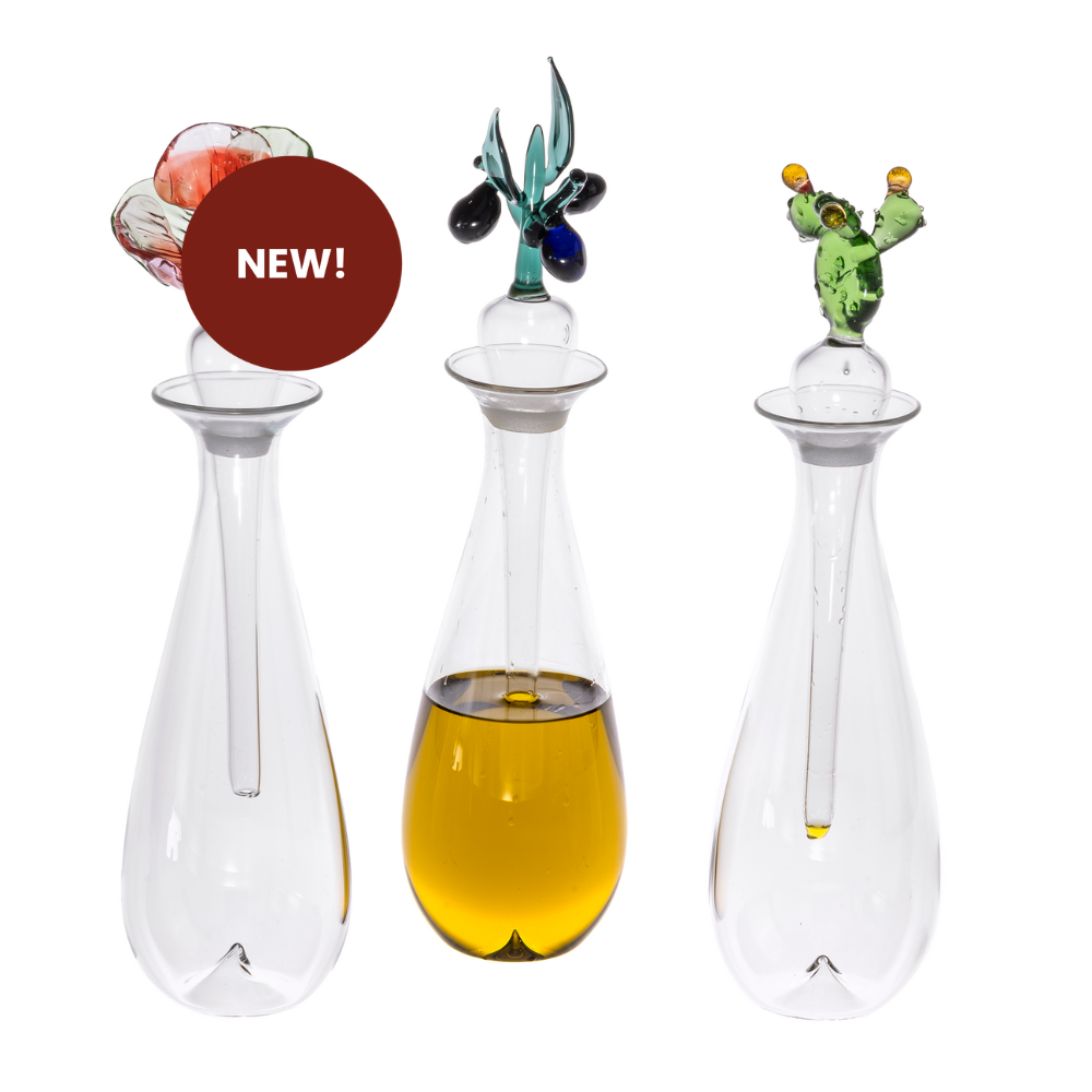 mediterraneo handcrafted glass container c201