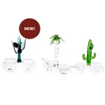 portofino handcrafted glass salt&pepper set c200