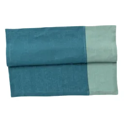 casarialto bicolor linen napkin h6 lichen octanium