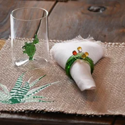 casarialto close up tovaglieta aloe bicc cactus e tovagliolo cactus