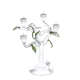 handcrafted in italy glass eden candelholder c210
