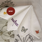 promenade botanica set of 4 napkins h8