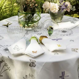 promenade botanica set of 4 napkins h8