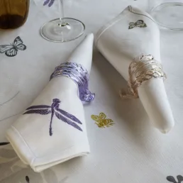 promenade botanica set of 4 napkins h8